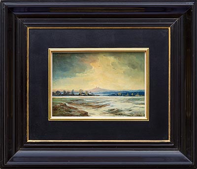 Trosky - první sníh